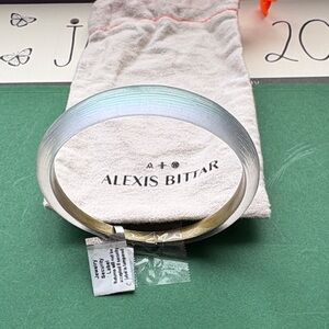Alexis Bittar tapered bangle bracelet. Purchased from the real real never worn!